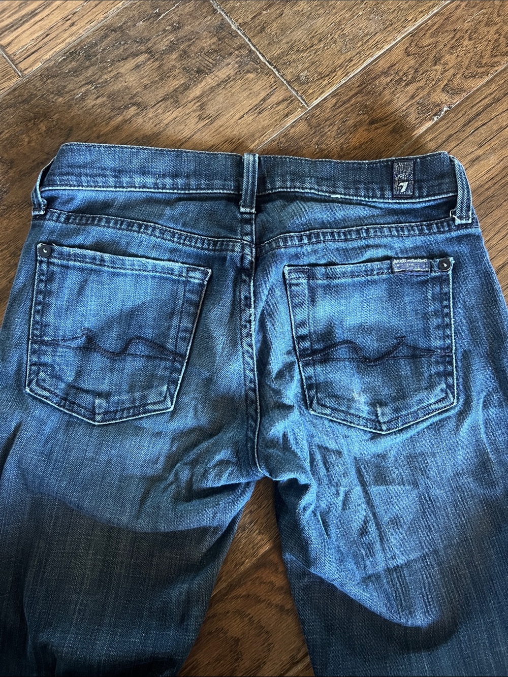 7 For All Mankind Straight Dark Blue Women’s Jeans